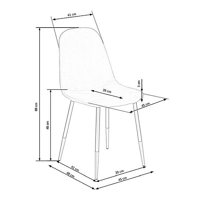 Scaun living HM K379 verde [6]