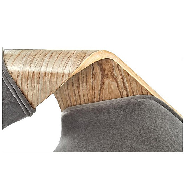 Scaun living HM K396 gri - stejar deschis [2]