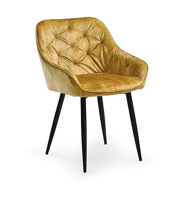 Scaun living HM K418 galben mustar [1]