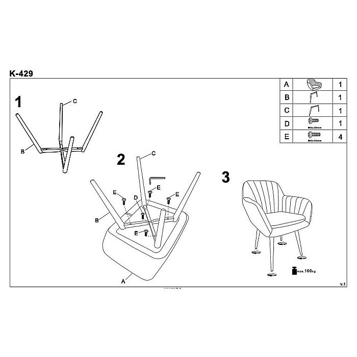 Scaun living HM K429 [4]