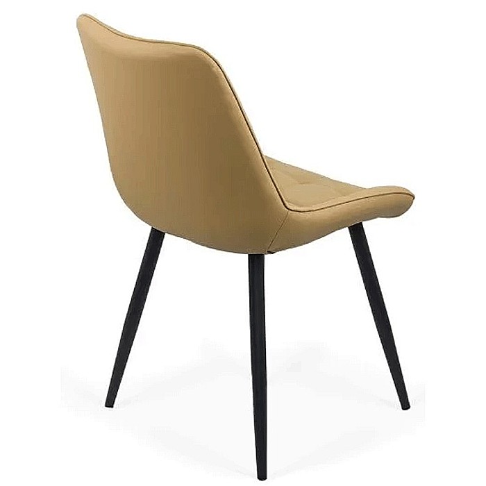 Scaun living si bucatarie BUC 206P, piele ecologica, picioare metalice, 120 kg [5]