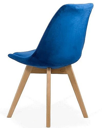 Scaun living si bucatarie BUC 242V, catifea, picioare lemn, solid, 110 kg [4]