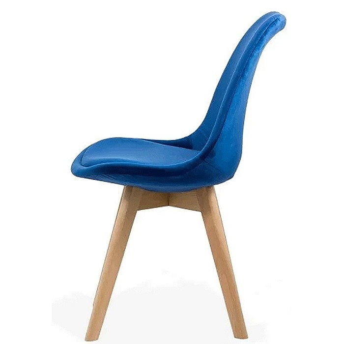 Scaun living si bucatarie BUC 242V, catifea, picioare lemn, solid, 110 kg [3]