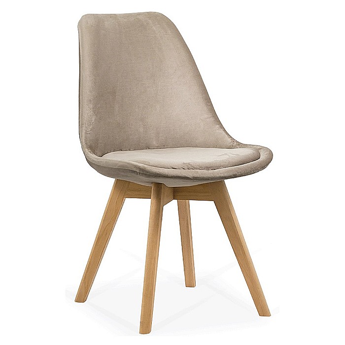 Scaun living si bucatarie BUC 242V, catifea, picioare lemn, solid, 110 kg [2]