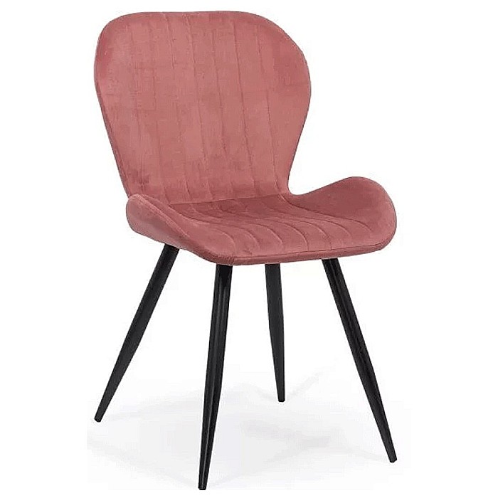 Scaun living si bucatarie BUC 248U, ergonomic, catifea, picioare metalice, 110 kg [2]