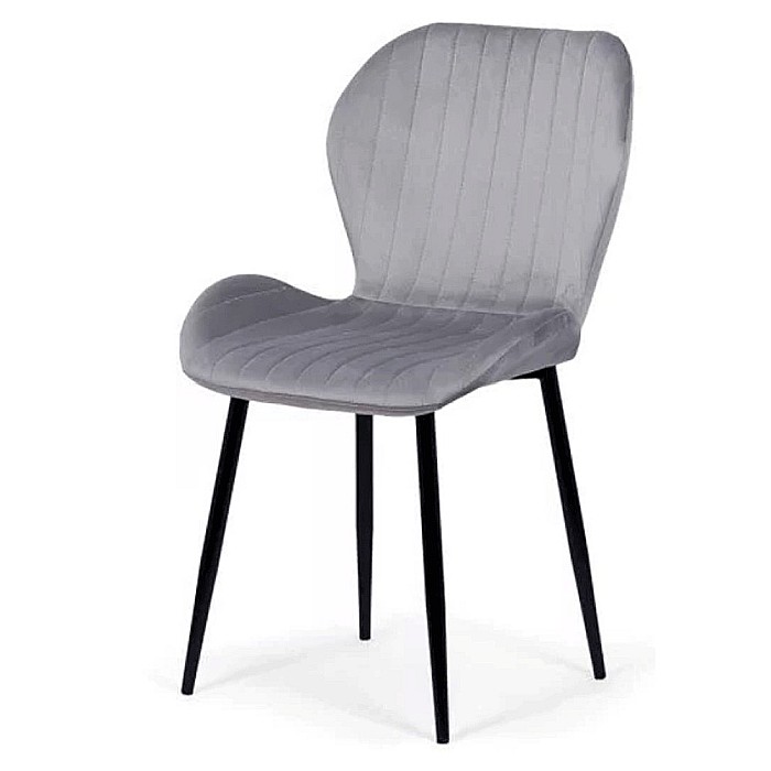 Scaun living si bucatarie BUC 248U, ergonomic, catifea, picioare metalice, 110 kg [2]