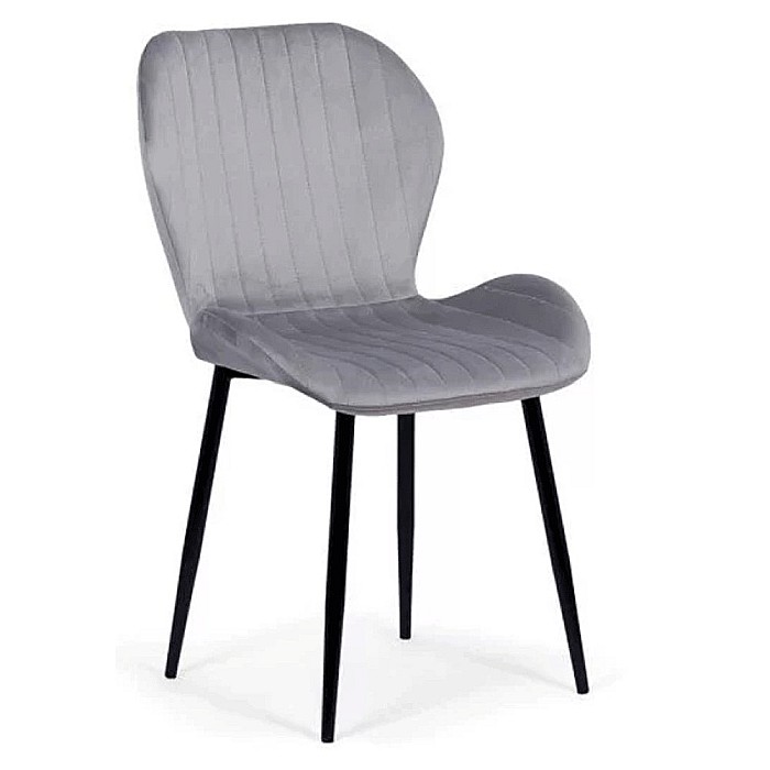Scaun living si bucatarie BUC 248U, ergonomic, catifea, picioare metalice, 110 kg [1]