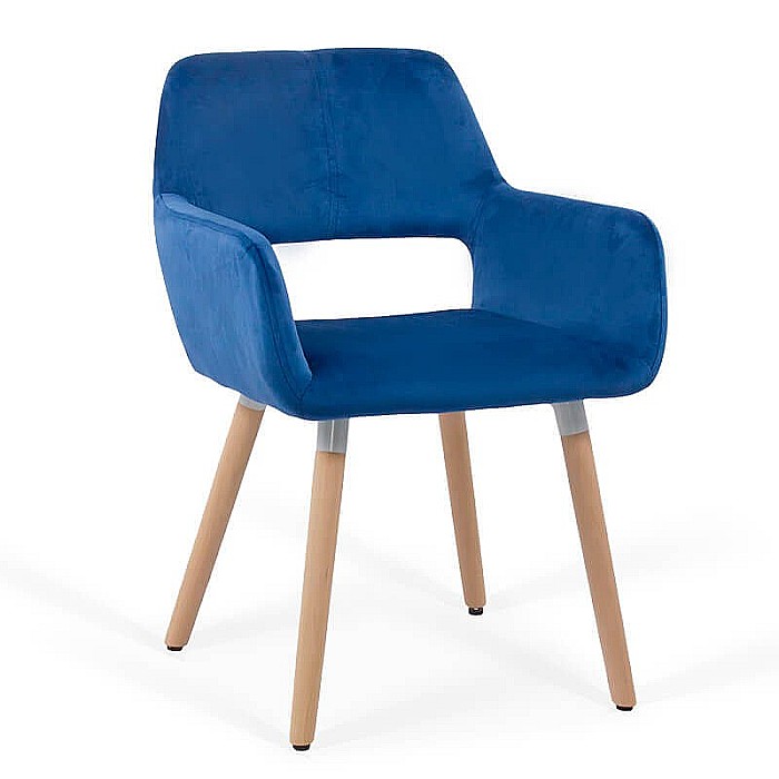 Scaun living si bucatarie BUC 280, catifea, ergonomic, cadru lemn, 110 kg [1]