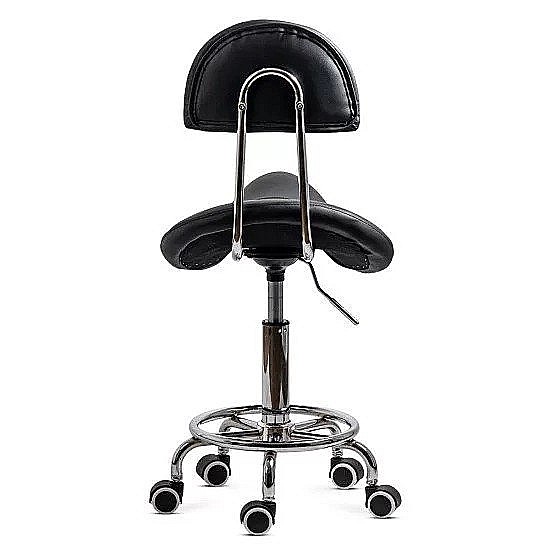 Scaun profesional ergonomic OFF1022, tip sa, rotativ, baza metalica, suport picioare, piele ecologica, ajustabil, roti gumate,100 kg [4]