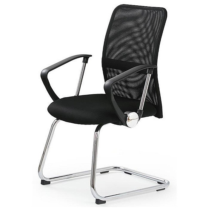 Scaun vizitator mesh HM Vire Skid negru [2]
