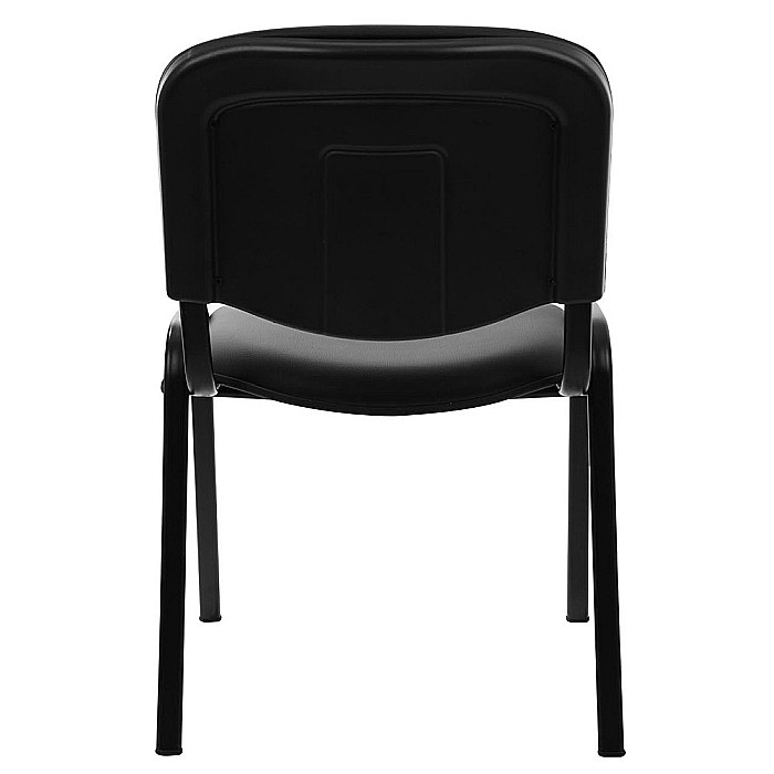 Scaun vizitator piele ecologica Taurus negru [4]