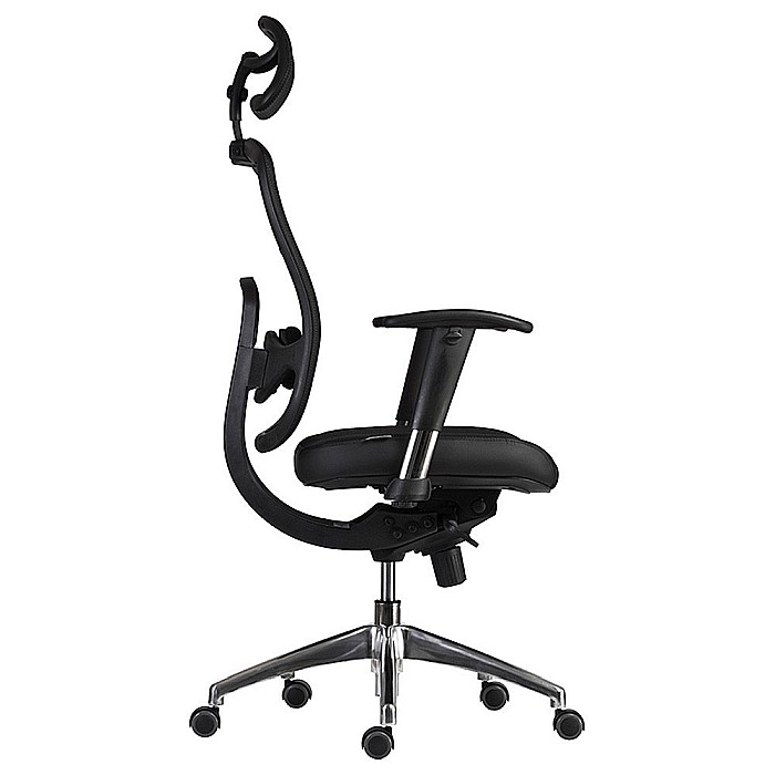 Scaun ergonomic mesh cu tetiera Oklahoma negru [2]