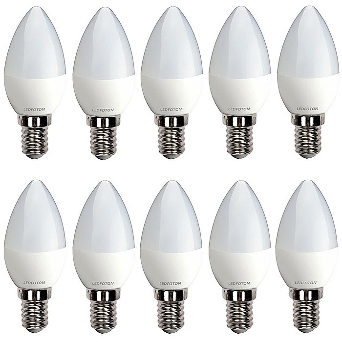Set 10 Becuri cu led 4W E14 Lumina calda LF 3042 [1]