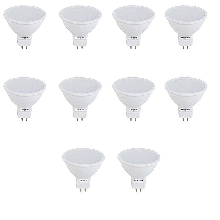 Set 10 spoturi LED 6W 12V lumina calda [1]