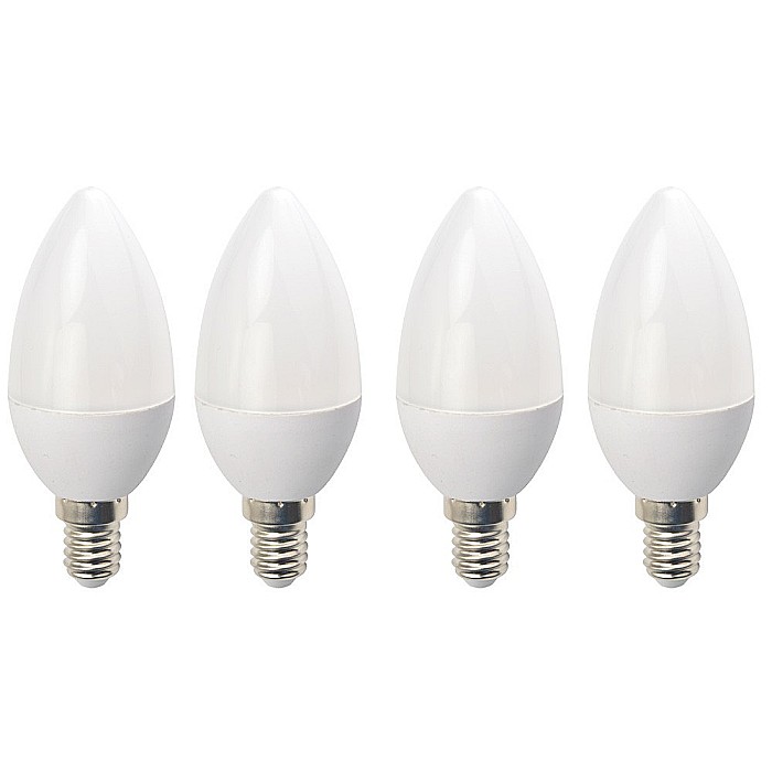Set 4 Becuri LED Drimus E14 6W lumina rece DL 6062 [1]