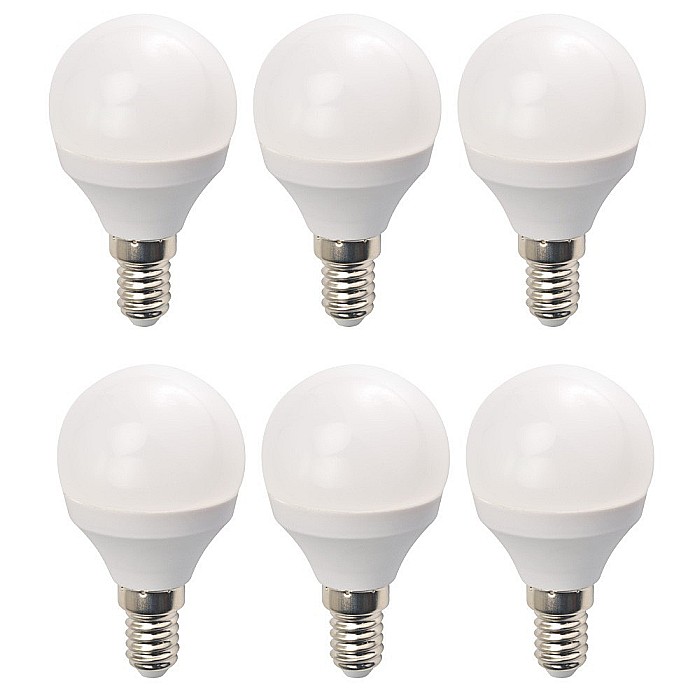 Set 6 Becuri LED Drimus 6W E14 Lumina Calda DL 3064 [1]