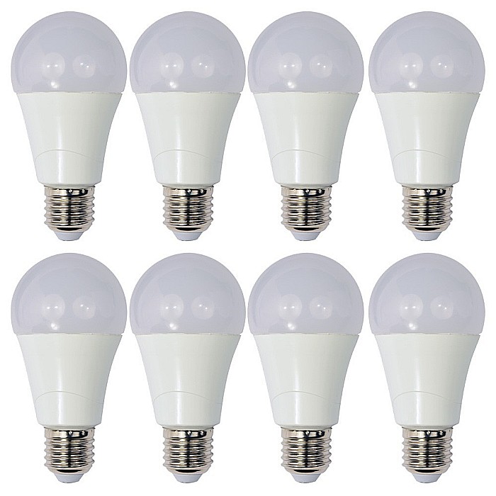 Set 8 Becuri LED Drimus 12W E27 Lumina Rece DL 6121 [1]