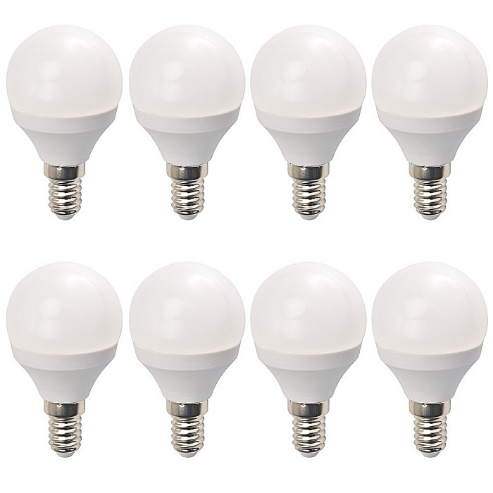 Set 8 Becuri LED Drimus 6W E14 Lumina Rece DL 6064 [1]