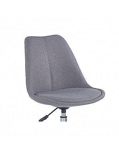 Set birou cu usa si sertar HM Elmo, Pal melaminat, 120x55x78 cm, stejar/antracit si scaun copii HM Coco 4, Ergonomic, Stofa, Inaltime ajustabila, 80 kg, Gri deschis [5]