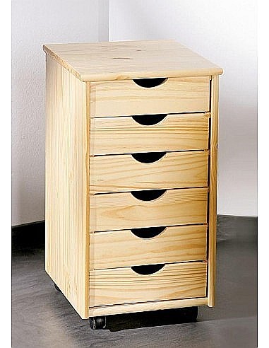 Set birou ergonomic HM Julia inaltime reglabila, unghi inclinare ajustabil, cu scaun HM Matrix negru/turcoaz, stofa, 100 kg si dulapior rulant HM Nils, cu roti, lemn, natur [8]