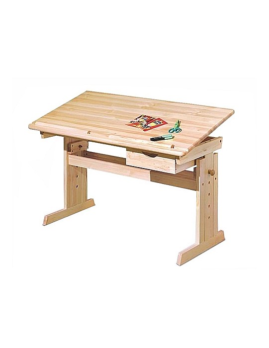 Set birou ergonomic HM Julia inaltime reglabila, unghi inclinare ajustabil, cu scaun HM Bloom roz/negru, stofa/mesh, 100 kg si dulapior rulant HM Nils, cu roti, lemn, natur [2]