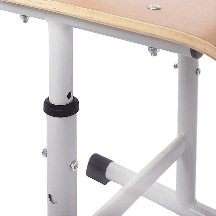Set birou si scaun scolar, inaltime reglabila, natur [12]