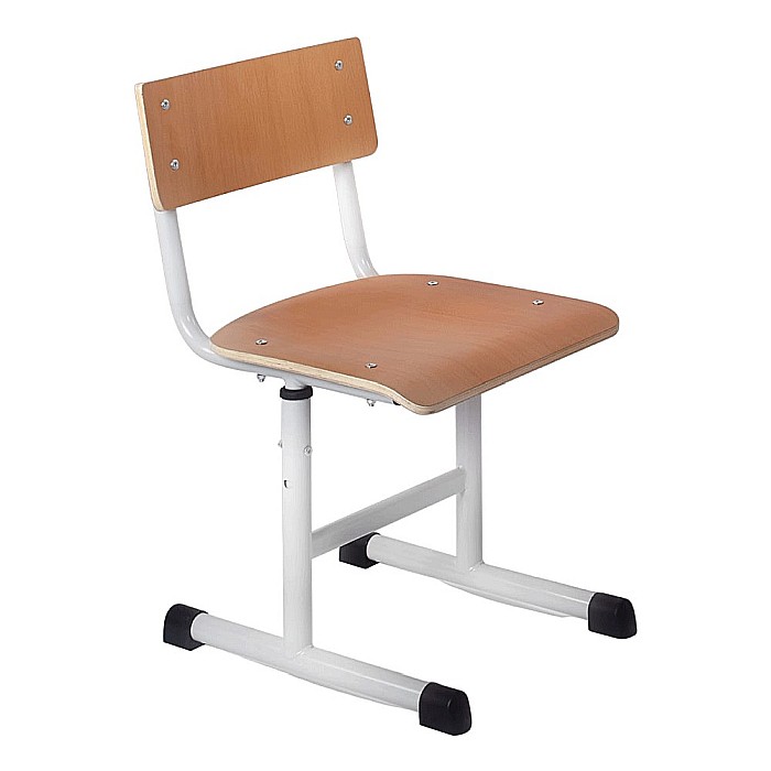 Set birou si scaun scolar, inaltime reglabila, natur [6]