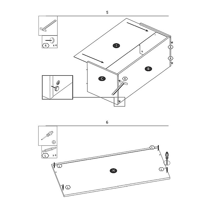 Set cuier si pantofar cu oglinda SL P001, Pal Melaminat, 6 agatatori, banca, spatiu depozitare, alb [5]