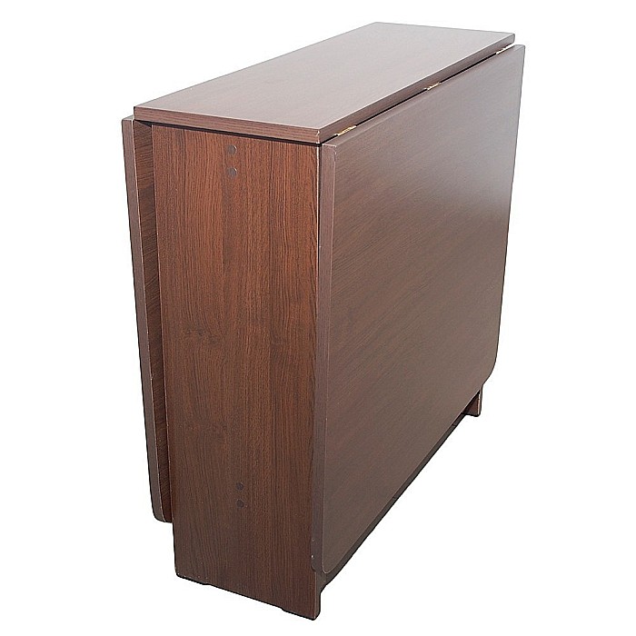 Set masa plianta MD1, bucatarie si living, Pal Melaminat, colturi rotunjite, 6 persoane, 160x80x75 cm si 6 scaune pliante lemn, tapitate cu piele ecologica, fag [3]