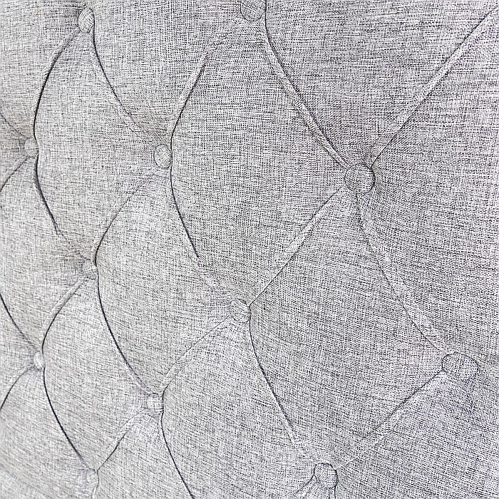 Set pat matrimonial cu sertar Austin, elemente lemn masiv, tapitat cu stofa, cu somiera, gri si saltea ortopedica Optima Silver, arcuri, margine antilasare, sistem de aerisire,160x200 cm [11]
