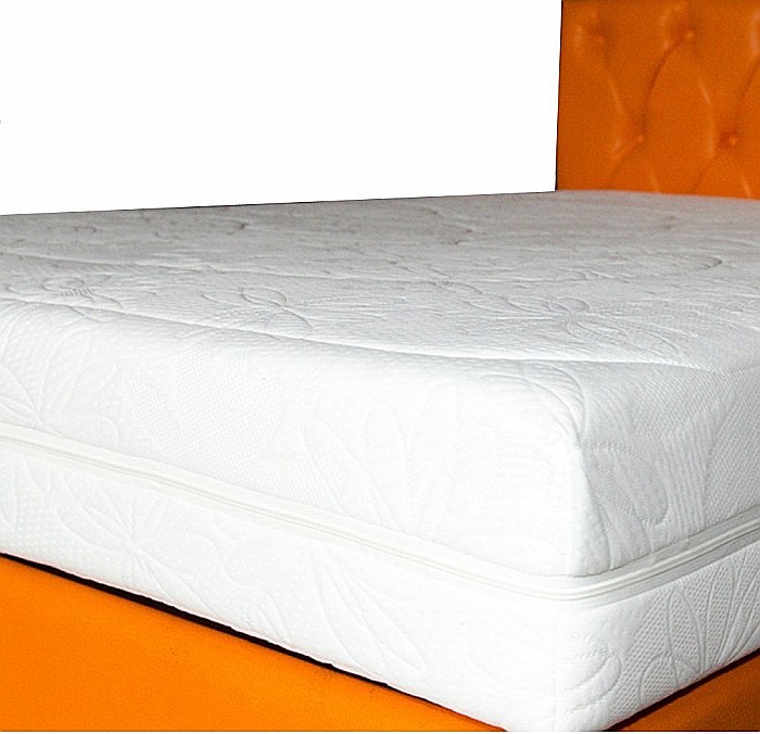 Set Saltea cu arcuri, Cronos HR Spring Comfort 160x200x24cm, cu spuma poliuretanica HR 3,5 cm pe ambele fete, husa detasabila tricot, hipoalergenic, fermitate medie, Saltsib plus 2 perne matlasate, microfibra, 50x70cm [3]