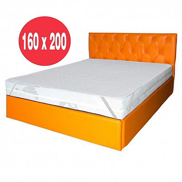 Set Saltea cu spuma cu 5 zone de confort, Helios Memory HR Zone Comfort 160x200x22cm, spuma poliuretanica HR, memory foam 2 cm, husa detasabila tricot, hipoalergenic, fermitate medie spre tare, Saltsib plus protectie microfibra, lavabila la 95°C [2]