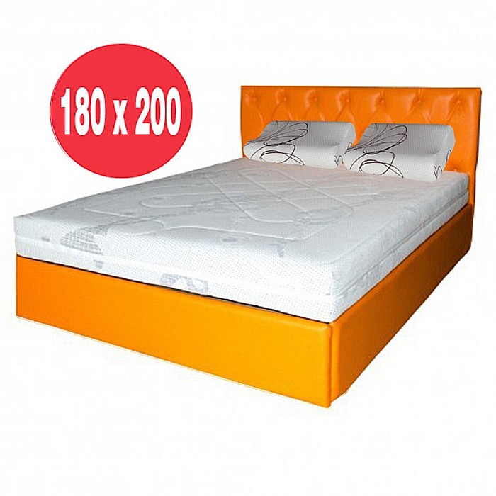 Set Saltea cu spuma cu 5 zone de confort, Helios Memory HR Zone Comfort 180x200x22cm, spuma poliuretanica HR, memory foam 2 cm, husa detasabila tricot, hipoalergenic, fermitate medie spre tare, Saltsib plus 2 perne anatomice, 52x32 cm [2]