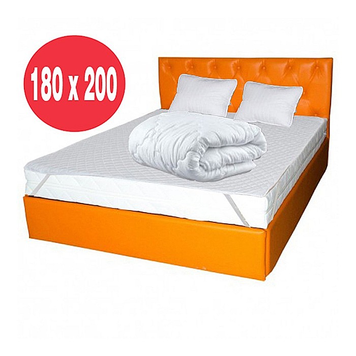 Set Saltea cu spuma, Mercur Comfort Flex Plus 180x200x20cm, fermitate mediu spre tare, hipoalergenica, husa detasabila, Saltsib plus 2 perne matlasate 50x70cm, lavabile la 60°C, husa microfibra, antialergica si pilota vara, densitate 200g/m², 180x200cm [3]