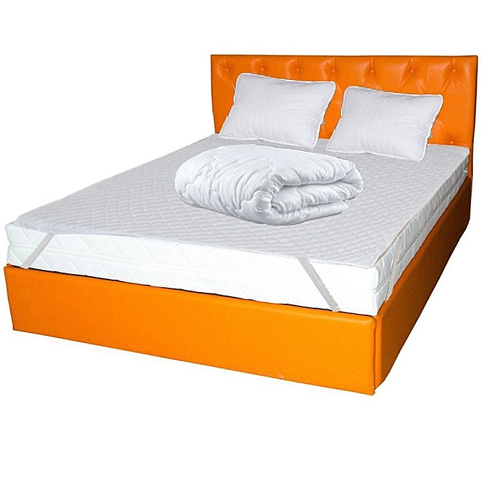 Set Saltea cu spuma, Nova Comfort Flex 160x200x20cm, fermitate tare, hipoalergenica, husa detasabila, Saltsib plus 2 perne matlasate, 50x70cm, husa antialergenica, lavabila la 95°C si pilota vara, microfibra 180x200cm [1]