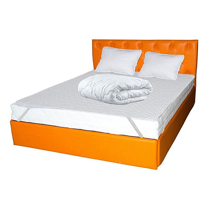 Set Saltea cu spuma, Nova Comfort Flex 180x200x20cm, fermitate tare, hipoalergenica, husa detasabila, Saltsib plus Pachet textile Avantaj cu 2 perne matlasate, 50x70cm, husa antialergenica, lavabila la 95°C si pilota iarna, microfibra 200x200cm [1]