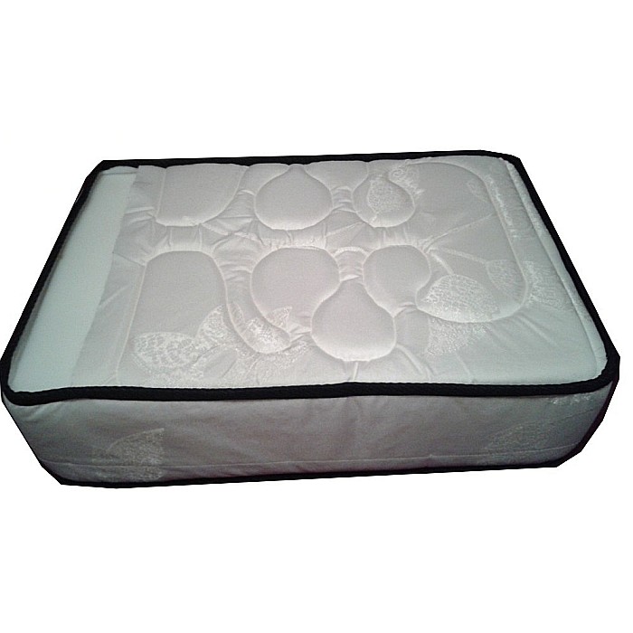 Set Saltea cu spuma, Venus Eco Memory 140x200x17cm, cu spuma poliuretanica, memory foam 2 cm, fermitate mediu spre tare, Saltsib plus husa hipoalergenica, microfibra, lavabila la 95°C [4]