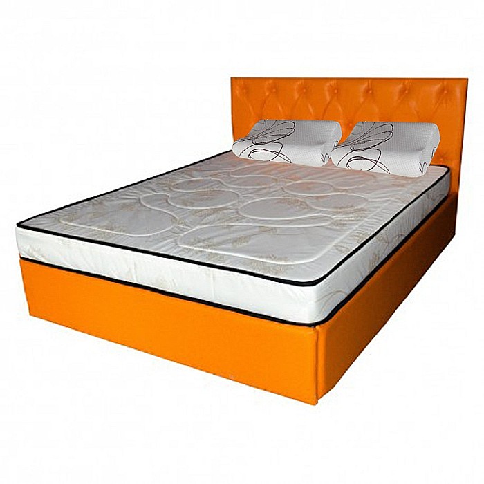 Set Saltea cu spuma, Venus Eco Memory 160x200x17cm, cu spuma poliuretanica, memory foam 2 cm, fermitate mediu spre tare, Saltsib plus 2 perne ortopedice memory SB 52x32 cm, husa lavabila la 40°C [1]