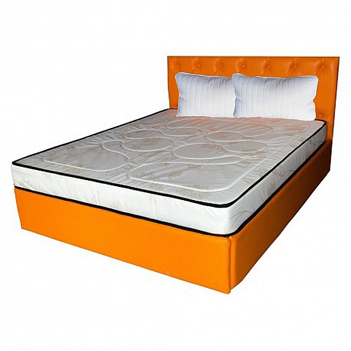 Set Saltea cu spuma, Venus Eco Memory 180x200x17cm, cu spuma poliuretanica, memory foam 2 cm, fermitate mediu spre tare, Saltsib plus 2 perne matlasate 50x70cm, umplutura fibre de poliester, lavabile la 60°C [1]