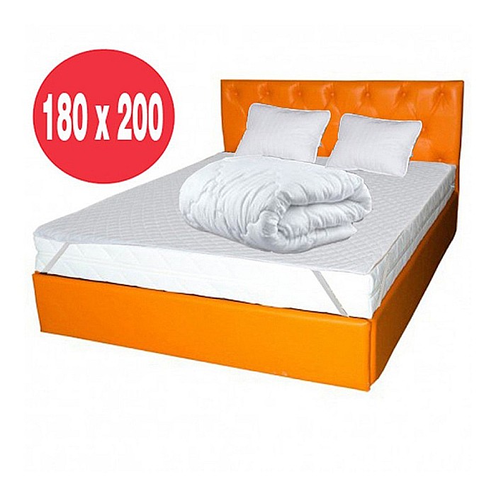 Set Saltea Hermes Super High Comfort 180x200 plus 2 perne plus Husa hipoalergenica plus Pilota vara microfibra 200x220 [2]
