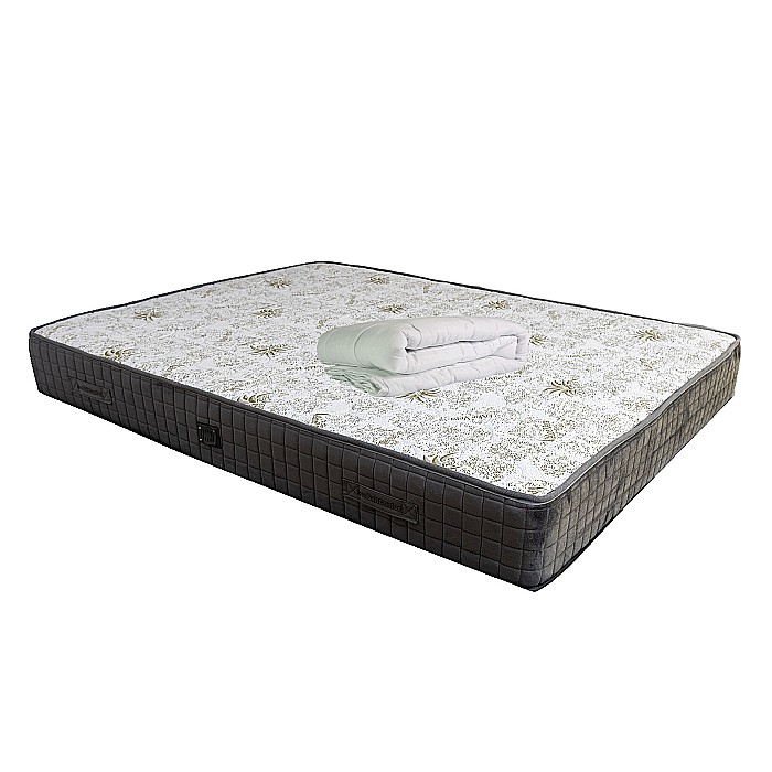 Set Saltea ortopedica cu arcuri Roza Super Lux Ortopedic 160x200x25cm, fermitate mediu-tare, plasa arcuri Bonell, fara vara-iarna, aerisire spaceair, greutate maxima sustinuta 100 kg/utilizator, pilota vara, microfibra, umplutura poliester, 180x200cm [1]