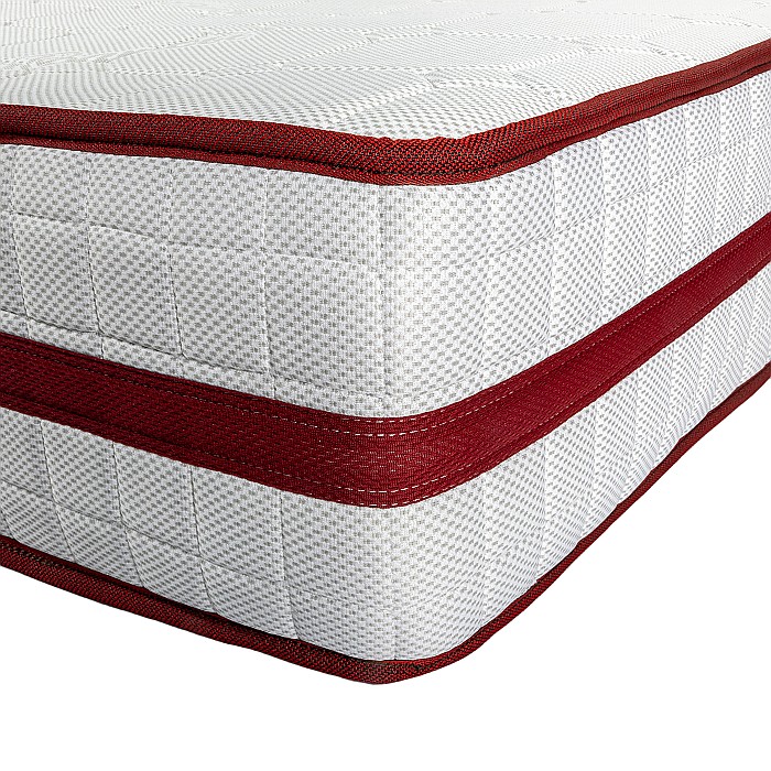 Set Saltea ortopedica cu arcuri Roza Super Lux Ortopedic 140x200x25cm, fermitate mediu-tare, plasa arcuri Bonell, fara vara-iarna, aerisire spaceair, greutate maxima sustinuta 100 kg/utilizator, Salt Confort, pilota iarna, microfibra, 180x200cm [6]