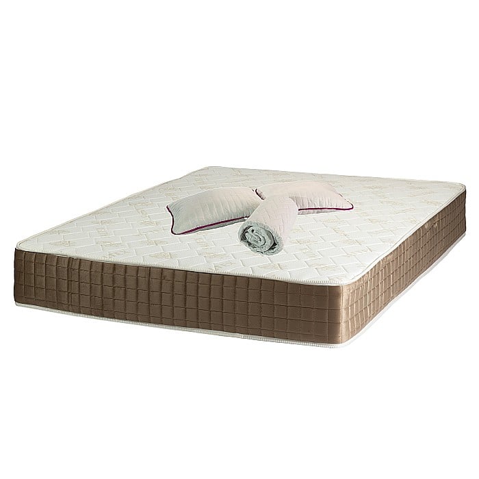 Set Saltea ortopedica cu arcuri Super Ortopedica Lux Roma 140x200x23cm, fermitate tare, plasa arcuri Bonell, fata vara-iarna, aerisire perimetrala Saltex plus 2 perne antialergice, 50x70cm, husa hipoalergenica lavabila la 95°C si pilota iarna 180x200cm [2]