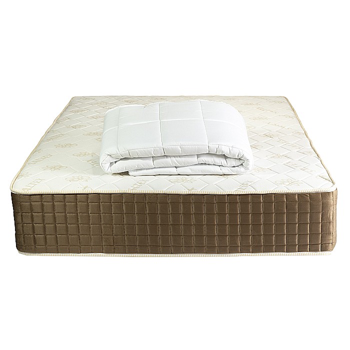 Set Saltea ortopedica cu arcuri, Venetia Super Ortopedica Lux Flexa 180x200x30cm, fermitate tare, plasa arcuri tip Bonell, reversibila, sistem aerisire perimetral, Saltex plus pilota iarna, microfibra, lavabila la 95°C, 180x200cm [2]