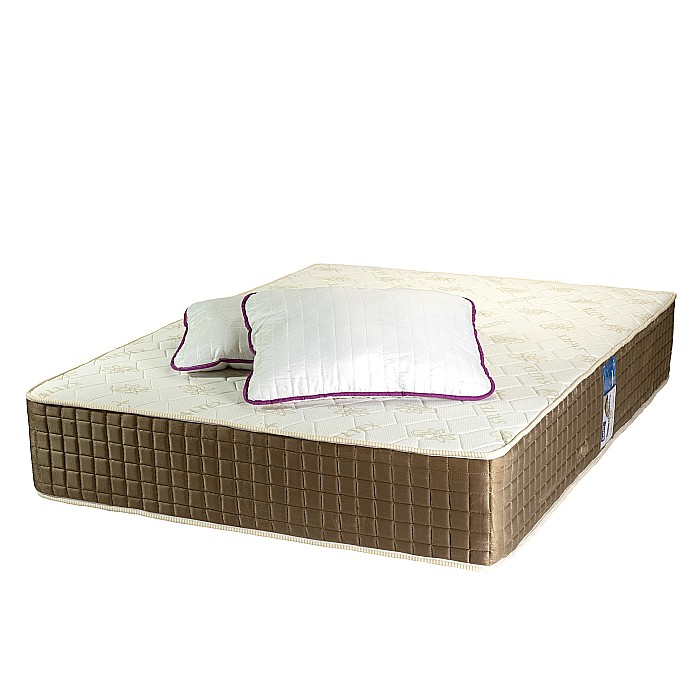 Set Saltea ortopedica cu arcuri, Venetia Super Ortopedica Lux Flexa 140x200x30cm, fermitate tare, plasa arcuri tip Bonell, sistem aerisire perimetral, Saltex plus 2 perne, matlasate, 50x70cm, husa hipoalergenica si pilota iarna, microfibra, 180x200cm [4]