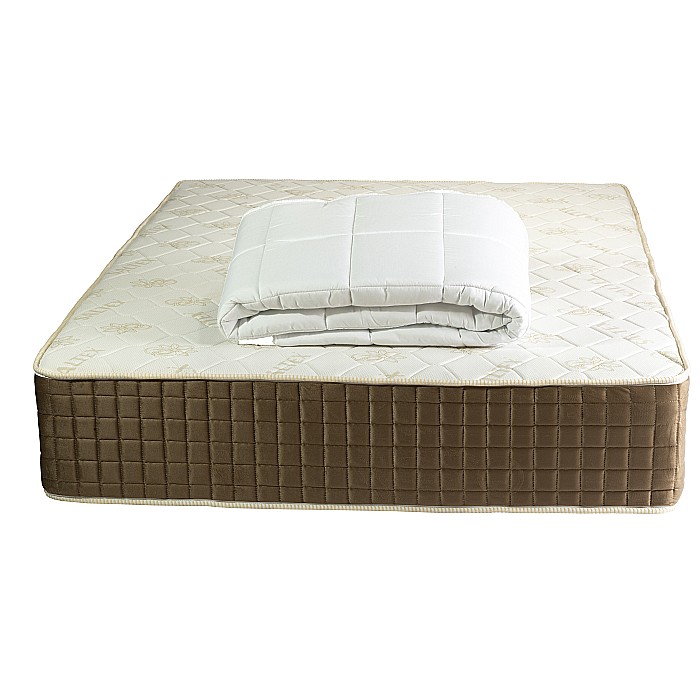 Set Saltea ortopedica cu arcuri, Venetia Super Ortopedica Lux Flexa 180x200x30cm, fermitate tare, plasa arcuri tip Bonell, reversibila, sistem aerisire perimetral, Saltex plus pilota vara, microfibra, lavabila la 95°C, 200x220cm [2]