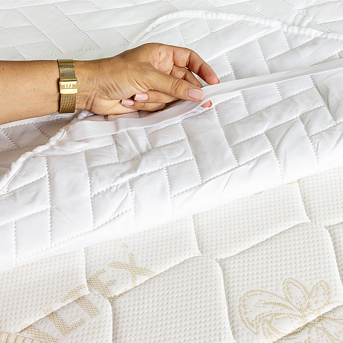 Set Saltea ortopedica cu arcuri Venetia Super Ortopedica Lux Flexa 160x200x30cm, fermitate tare, plasa arcuri Bonell, reversibila, aerisire perimetrala, Pachet textile Avantaj, 2 perne matlasate, 50x70cm, husa hipoalergenica, pilota iarna lavabila la 95°C [13]