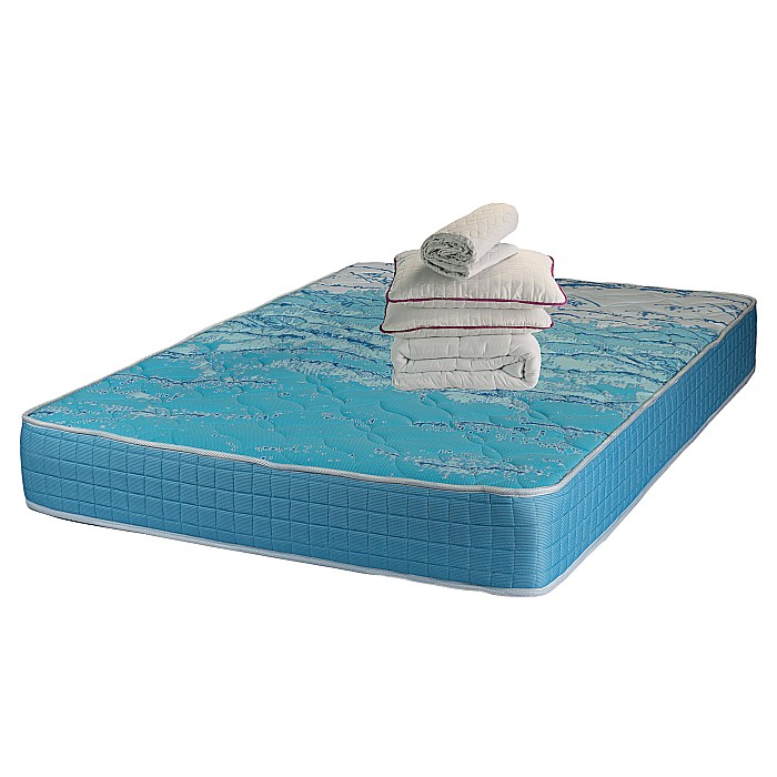 Set Saltea ortopedica cu spuma Memory Foam Paris 160x200x23cm, fermitate tare, cu spuma poliuretanica memory foam 5 cm, aerisire perimetrala, Saltex + 2 perne 50x70cm, husa hipoalergenica, lavabila la 95°C si pilota matlasata iarna, antialergica 180x200cm [1]