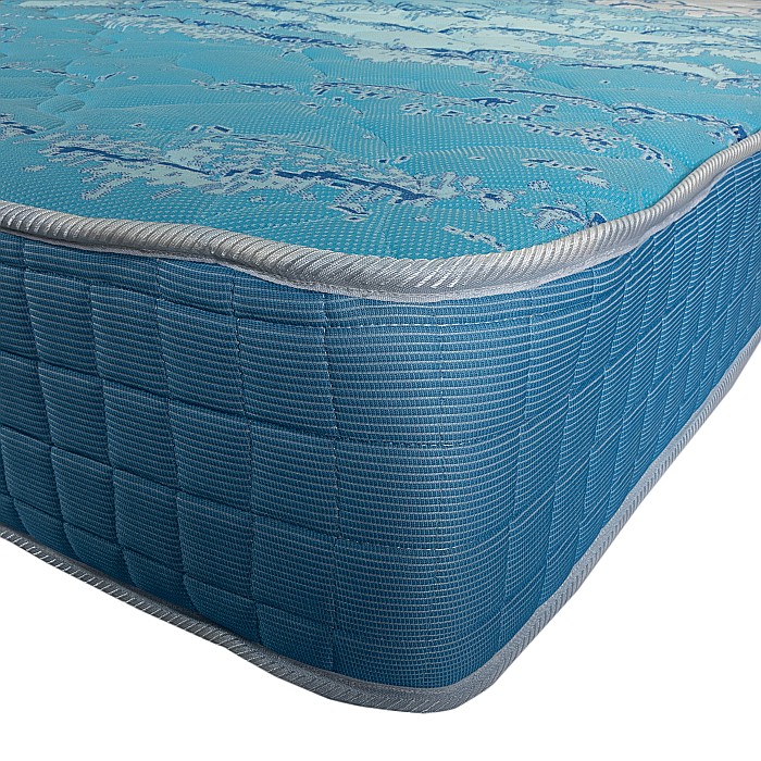 Set Saltea ortopedica cu spuma poliuretanica, Memory Foam 5 cm Paris, 180x200x23cm, fermitate tare, sistem de aerisire perimetral Saltex plus 2 perne matlasate microfibra 50x70cm, lavabile la  60°C [5]