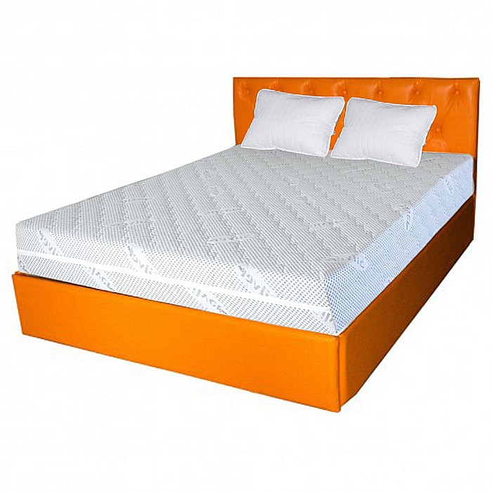 Set Saltea ortopedica, Jupiter Memory One 160x200x24cm, cu spuma poliuretanica, memory foam 4 cm, husa detasabila, tricot Silver Care, hipoalergenica, fermitate mediu spre tare, Saltsib plus 2 perne matlasate 50x70cm, lavabile la 60°C [2]